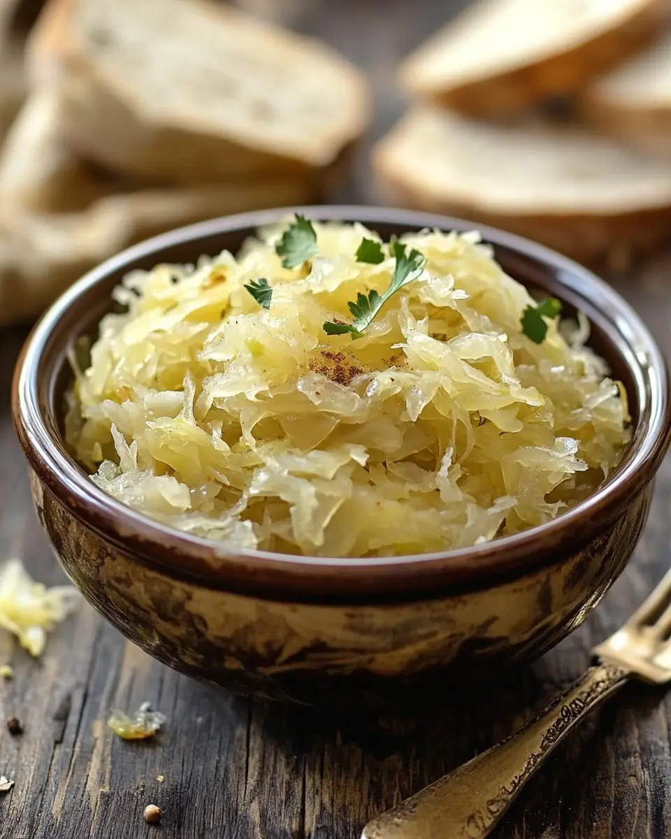 Traditional German Sauerkraut First Image First Image