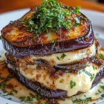 Aubergine, Kartoffel und Béchamelsauce First Image First Image