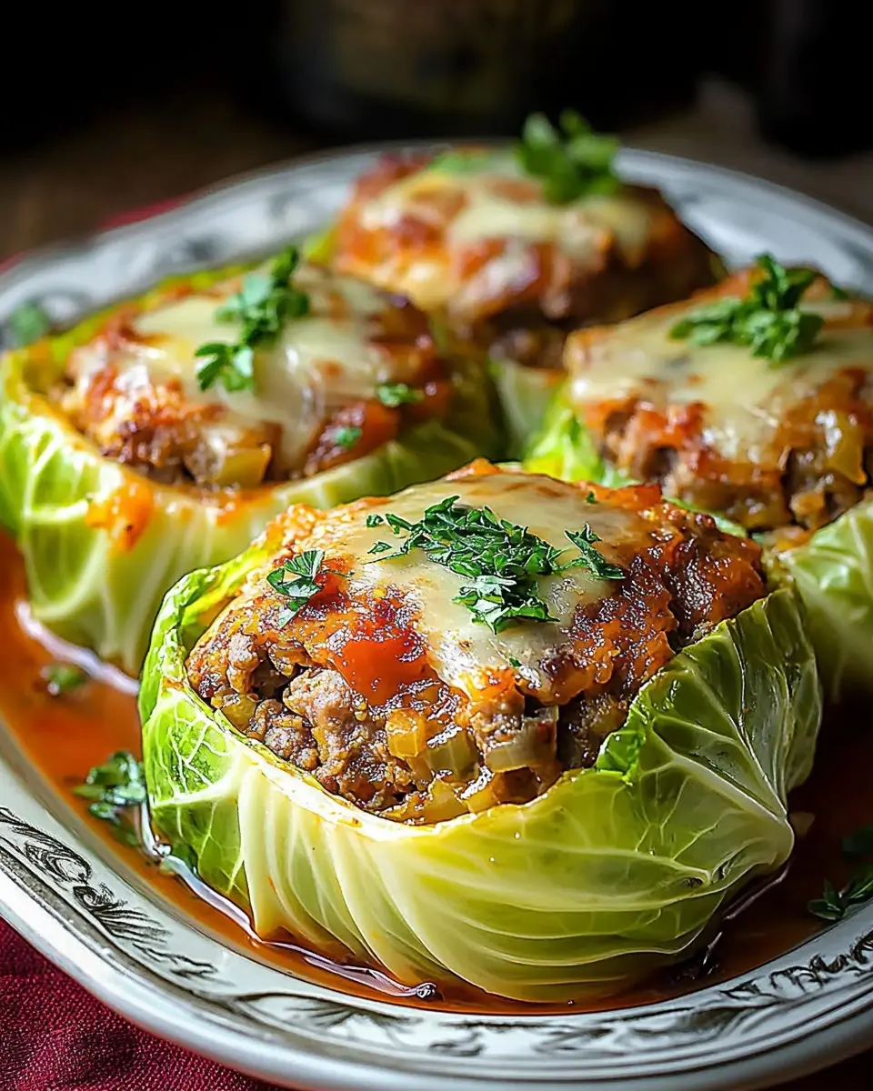 Gefüllte Kohlsteaks: Irresistibly Juicy & Homemade Delight!