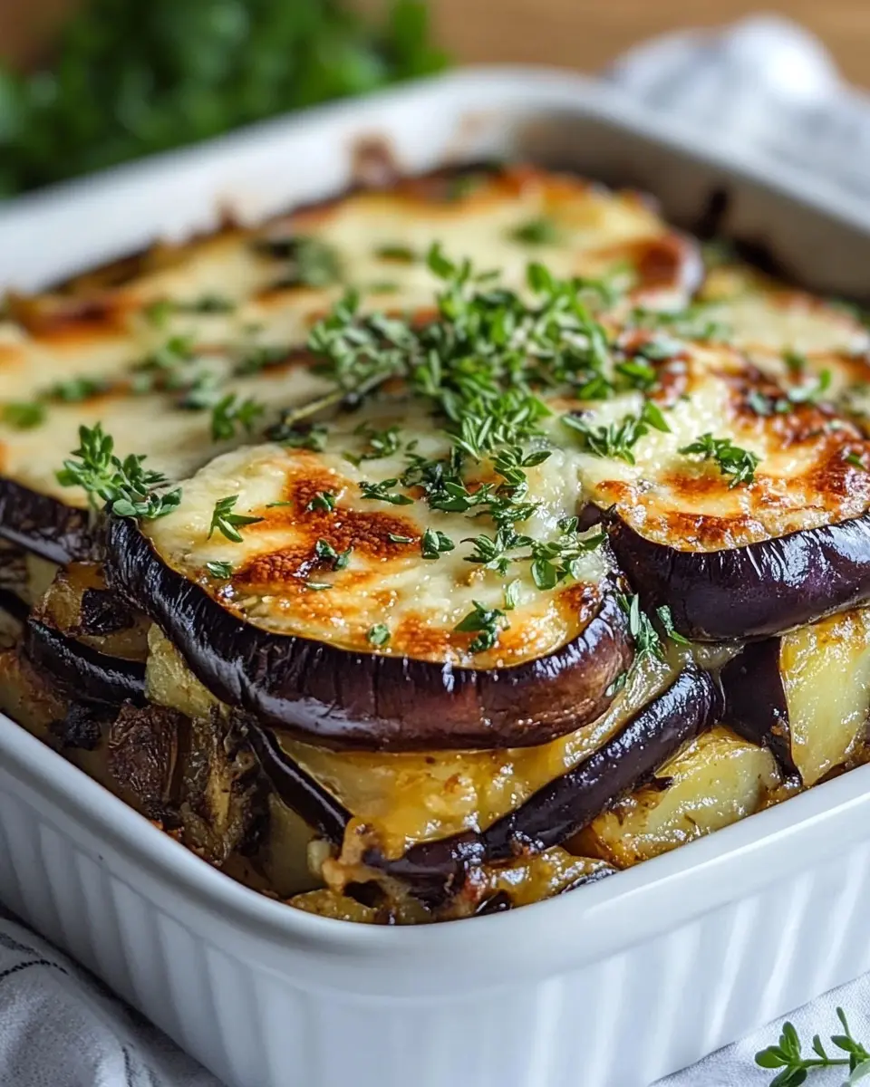 Aubergine, Kartoffel und Béchamelsauce: The Best Comfort Dish