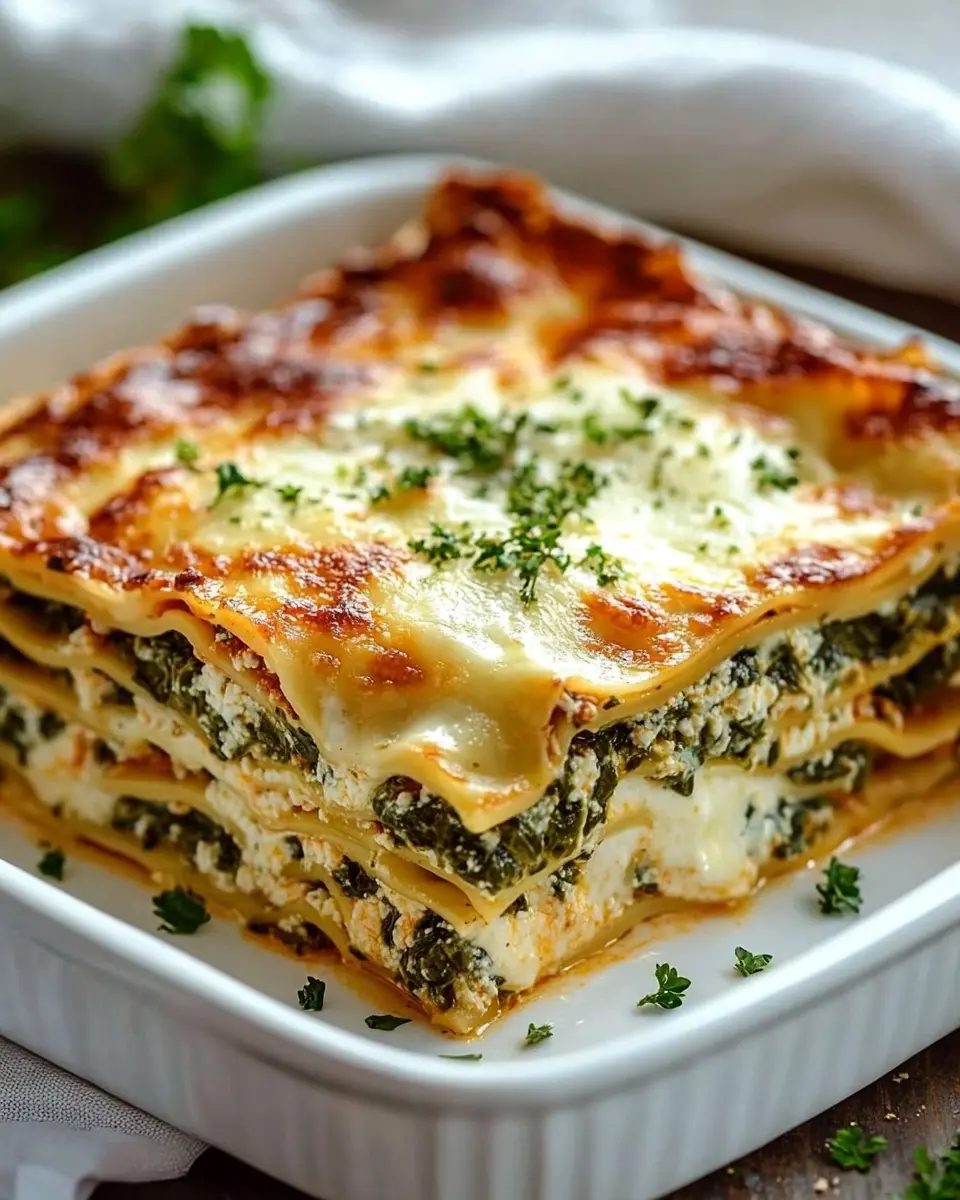 Spinat-Käse-Lasagne: Irresistibly Creamy Comfort Food Delight