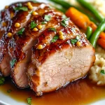 Ofenschweinefleisch mit Honig und Senf First Image First Image