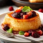 Proteinreicher Fitness-Flan First Image First Image