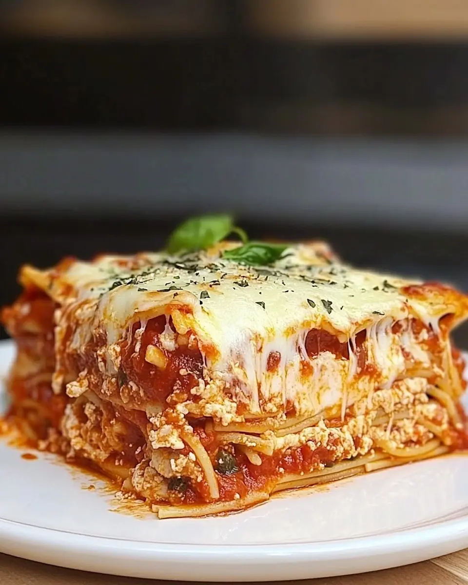 Spaghetti-Lasagne mit Hähnchen: Irresistibly Cheesy Comfort! 5