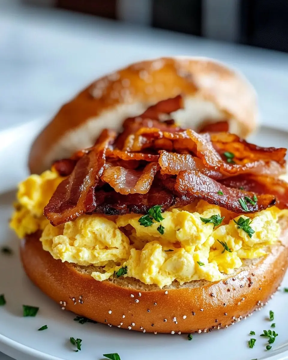 Bagel mit Rührei und Speck: The Indulgent Breakfast Delight 6