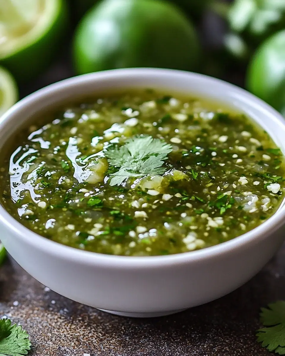Sauce aus gerösteten Tomatillos und Koriander: Boldly Delicious!