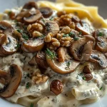 Italienische Cremigkeit: Gorgonzola, Champignons und Walnüsse First Image First Image