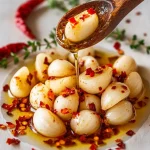 Konfierter Knoblauch mit Chiliflocken First Image First Image
