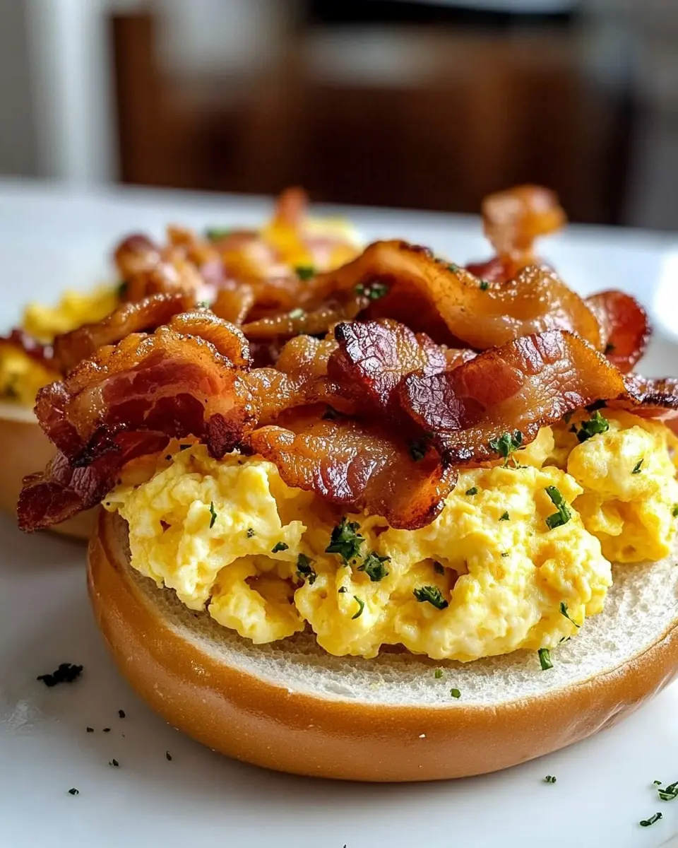 Bagel mit Rührei und Speck: The Indulgent Breakfast Delight 7 gz1lgjkgkiewy6dm2oy5