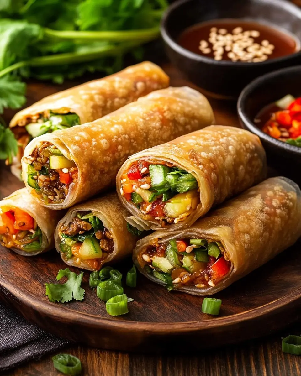 Frühlingsrollen mit hausgemachtem Teig: Irresistibly Crispy Bites