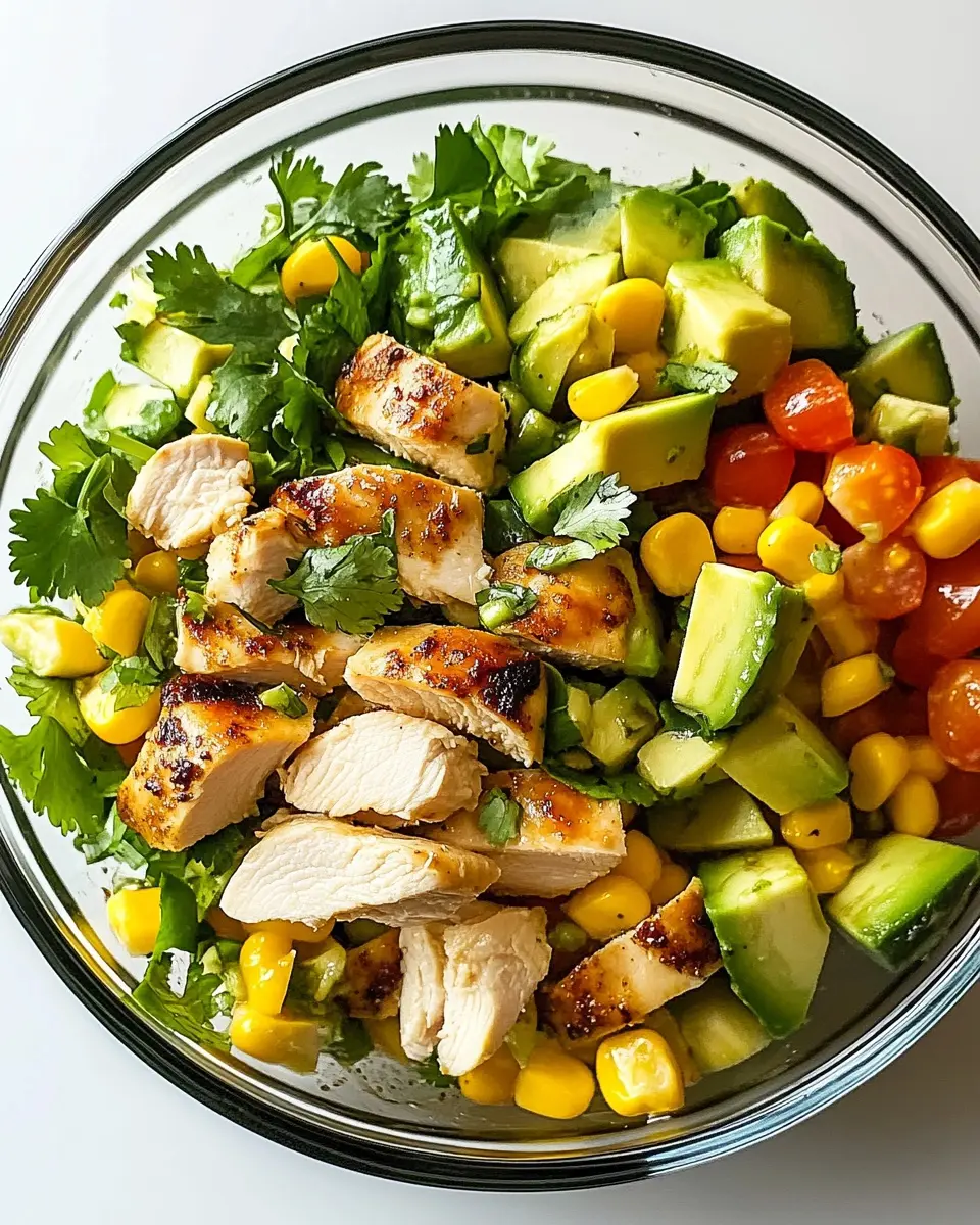 Hähnchensalat mit Avocado und Mais: A Juicy Twist You’ll Love
