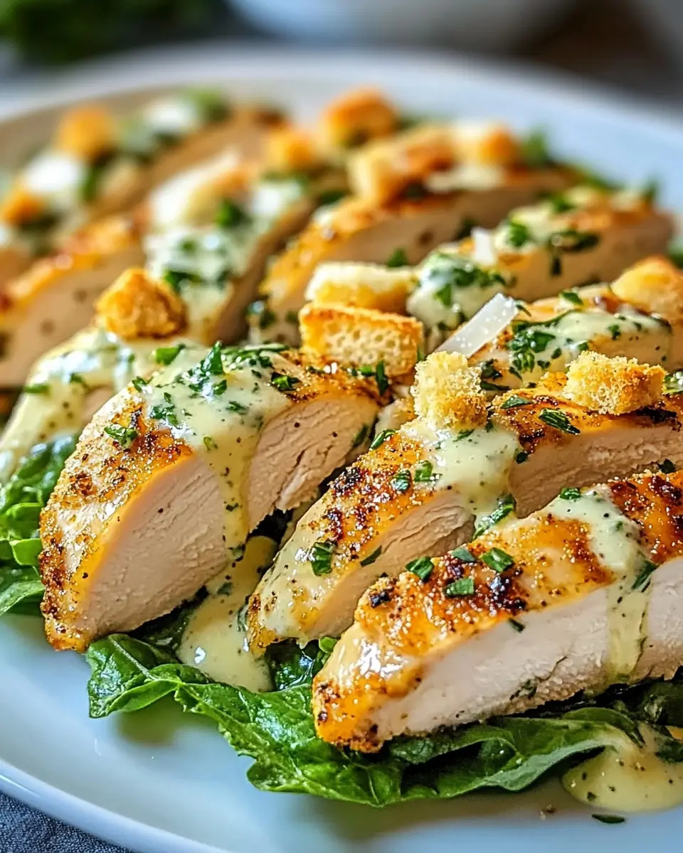 Ofen-Hähnchen Caesar mit cremiger Parmesansauce: Einfach & Lecker 5