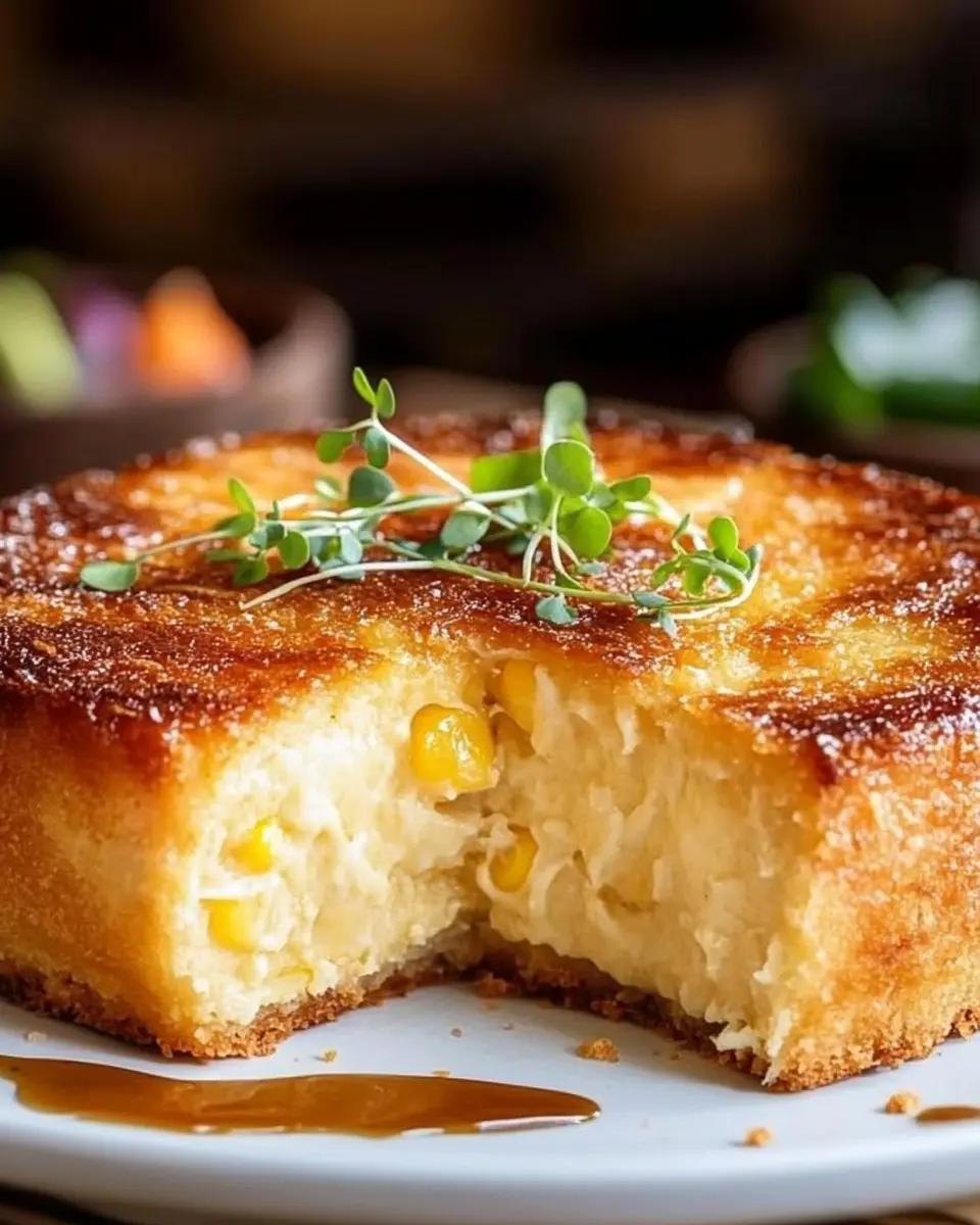 Unmöglicher Mais-Käse-Kuchen: Indulgent Comfort in Every Slice