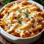 Cremige überbackene Pasta First Image First Image