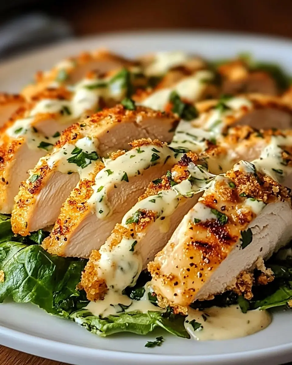 Ofen-Hähnchen Caesar mit cremiger Parmesansauce: Einfach & Lecker 6