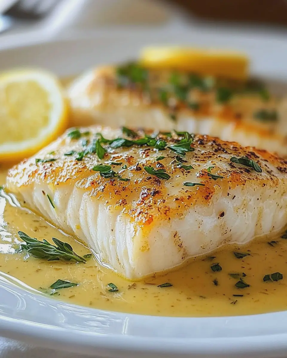 Fischfilet mit Senf-Zitronen-Sauce: Irresistibly Zesty Delight