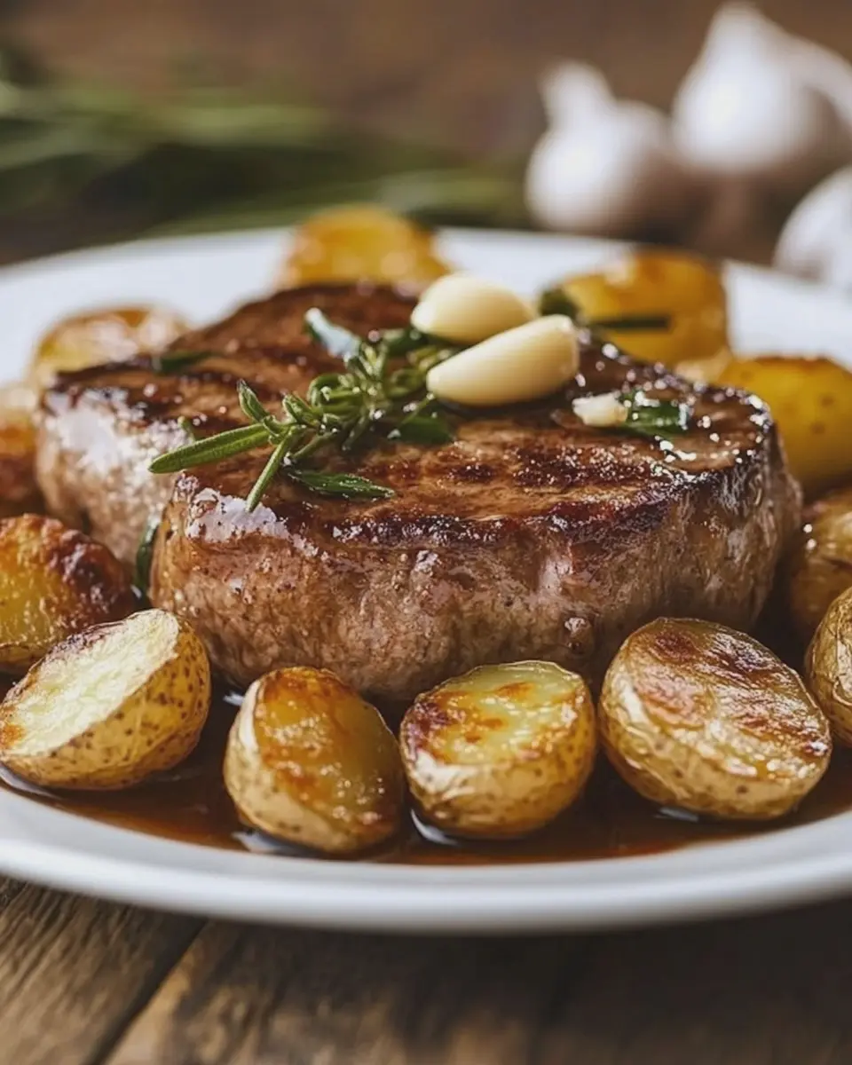 Filet mit Knoblauch und Kartoffeln: Irresistibly Tender Delight