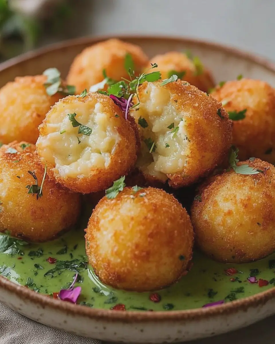 Gefüllte Yuca-Bällchen: Irresistibly Cheesy and Comforting