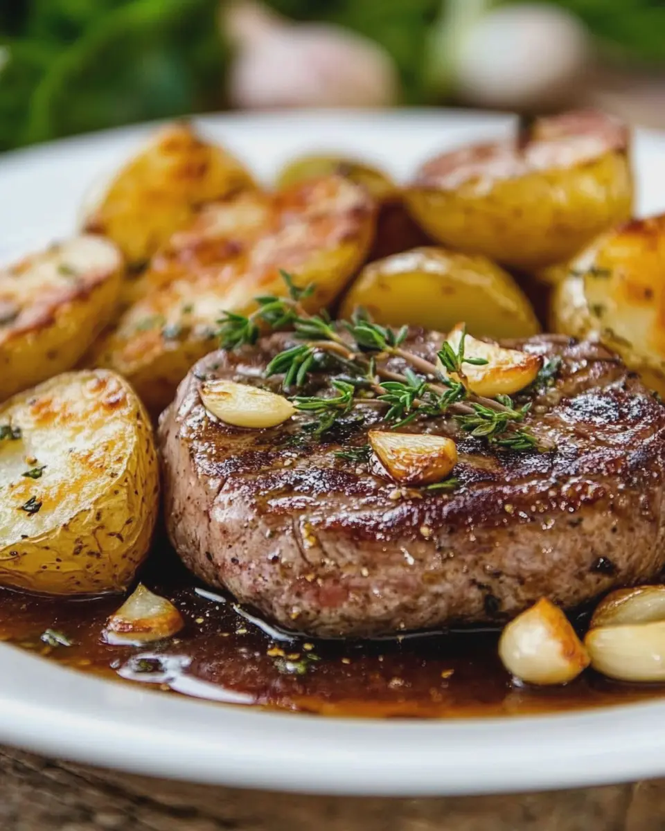 Filet mit Knoblauch und Kartoffeln: Irresistibly Tender Delight 7