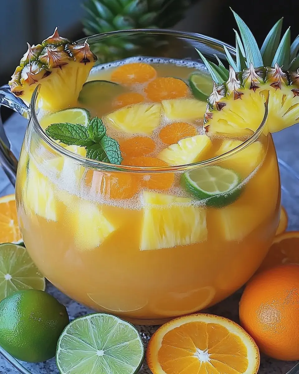 Tropischer Ananas-Limonaden-Punsch: Refreshingly Sweet Bliss 7