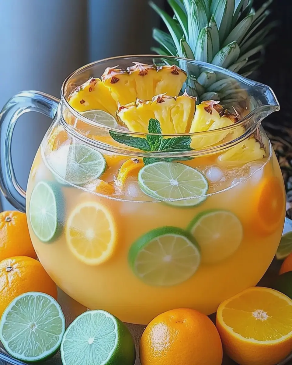 Tropischer Ananas-Limonaden-Punsch: Refreshingly Sweet Bliss 5