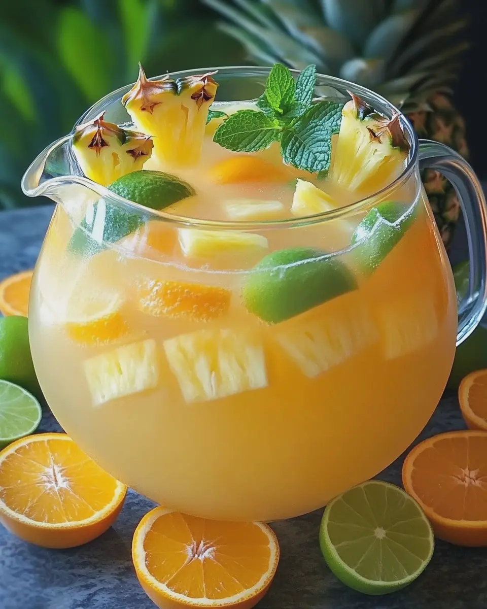 Tropischer Ananas-Limonaden-Punsch: Refreshingly Sweet Bliss 6 icbqzeva531owrbwlsc5