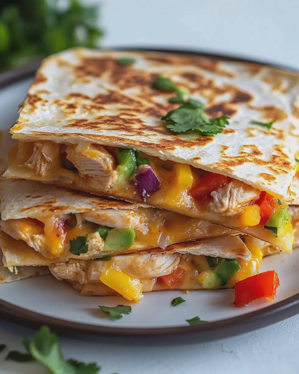 Hähnchen-Käse-Quesadillas mit Gemüse und Avocado: Irresistibly Cheesy! 7 j9if6sqwlpp19wgyfmrw