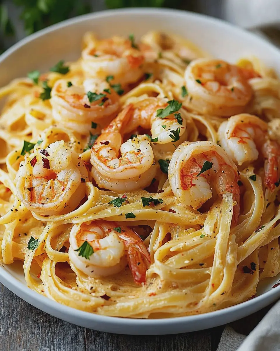 Cremige Linguini mit würzigen Garnelen: Ein einfaches Festmahl 5 mfqhosdhpnrgzlmlzenv