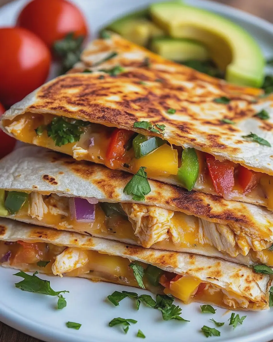 Hähnchen-Käse-Quesadillas: Irresistibly Cheesy with Veggies! 7