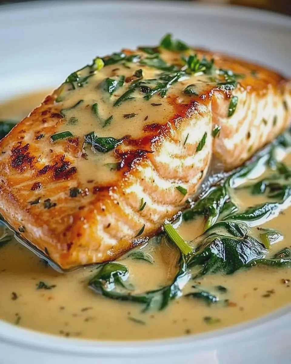 Gegrillter Lachs mit cremiger Florentiner Sauce: Pure Genuss 7