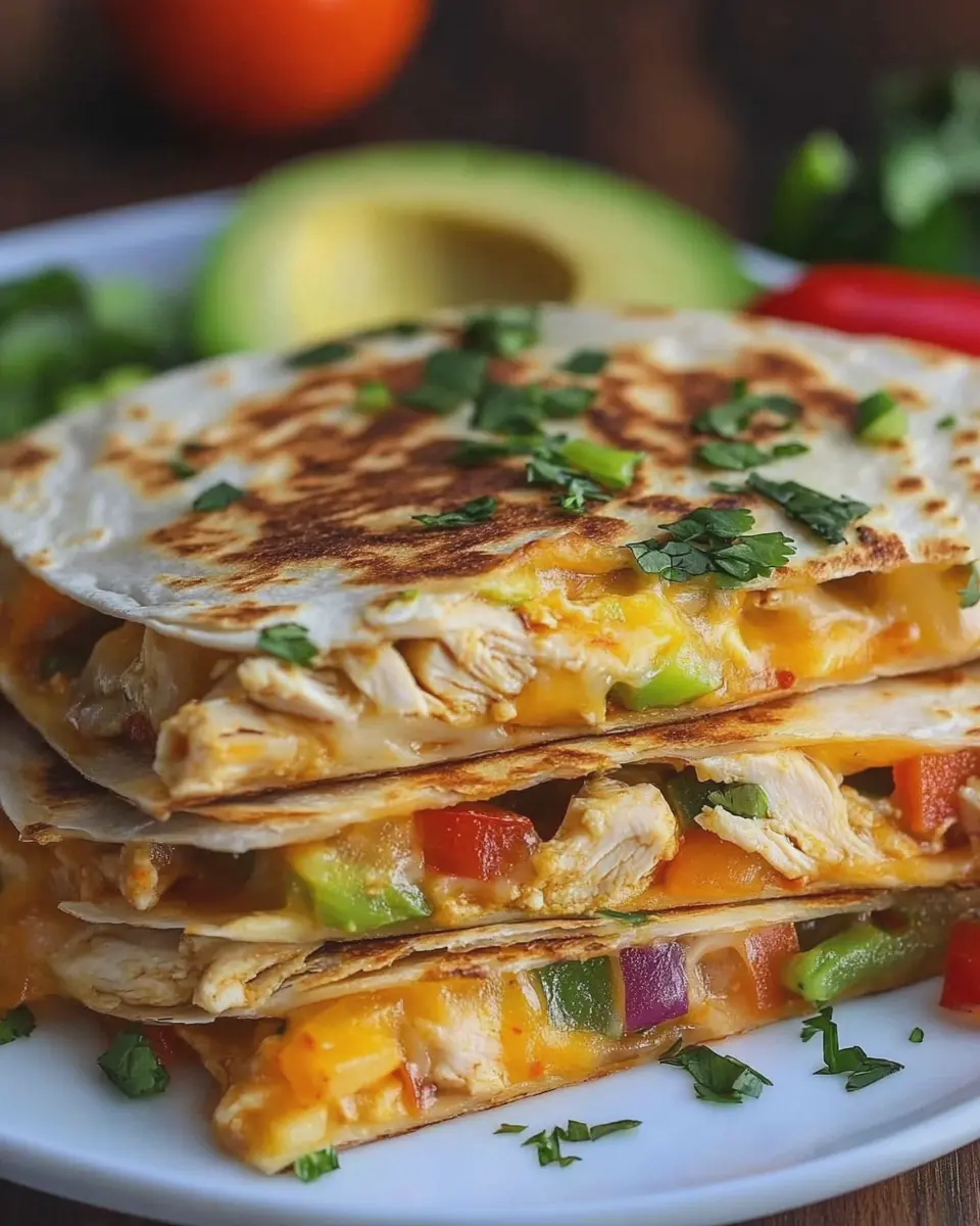 Hähnchen-Käse-Quesadillas: Irresistibly Cheesy with Veggies! 6
