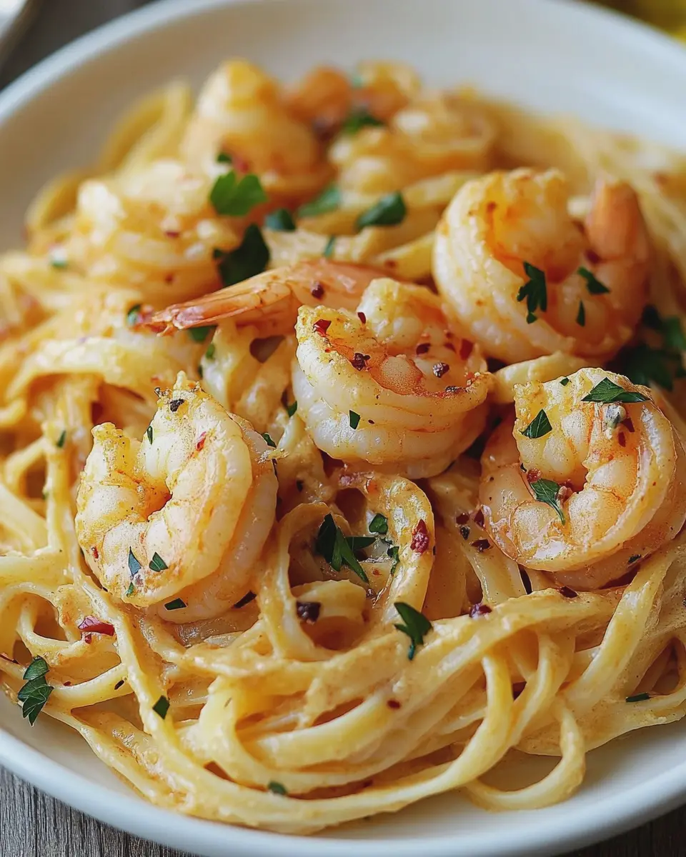 Cremige Linguini mit würzigen Garnelen: Ein einfaches Festmahl