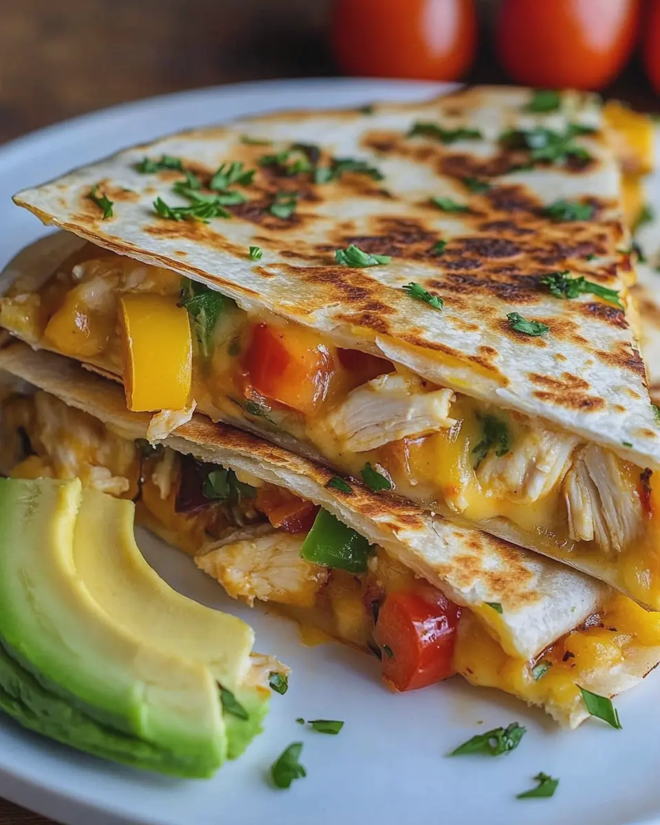 Hähnchen-Käse-Quesadillas: Irresistibly Cheesy with Veggies! 5