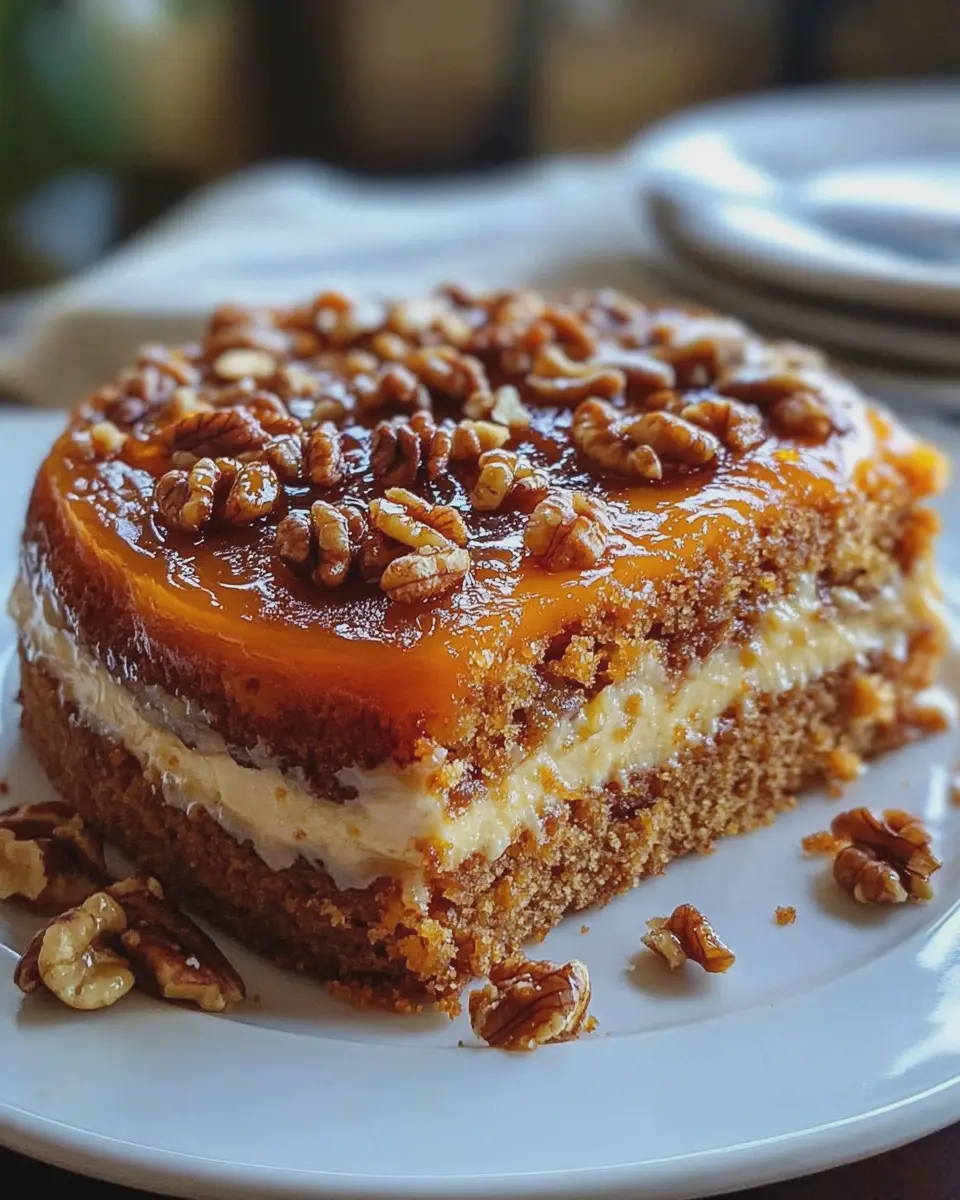 Gestürzter Kürbiskuchen mit Walnüssen: Irresistibly Cozy Delight